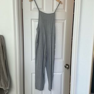 RVCA jumpsuit navy and white size small